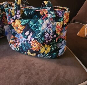 Vera Bradley Floral Quilted Tote Bag - Multicolor